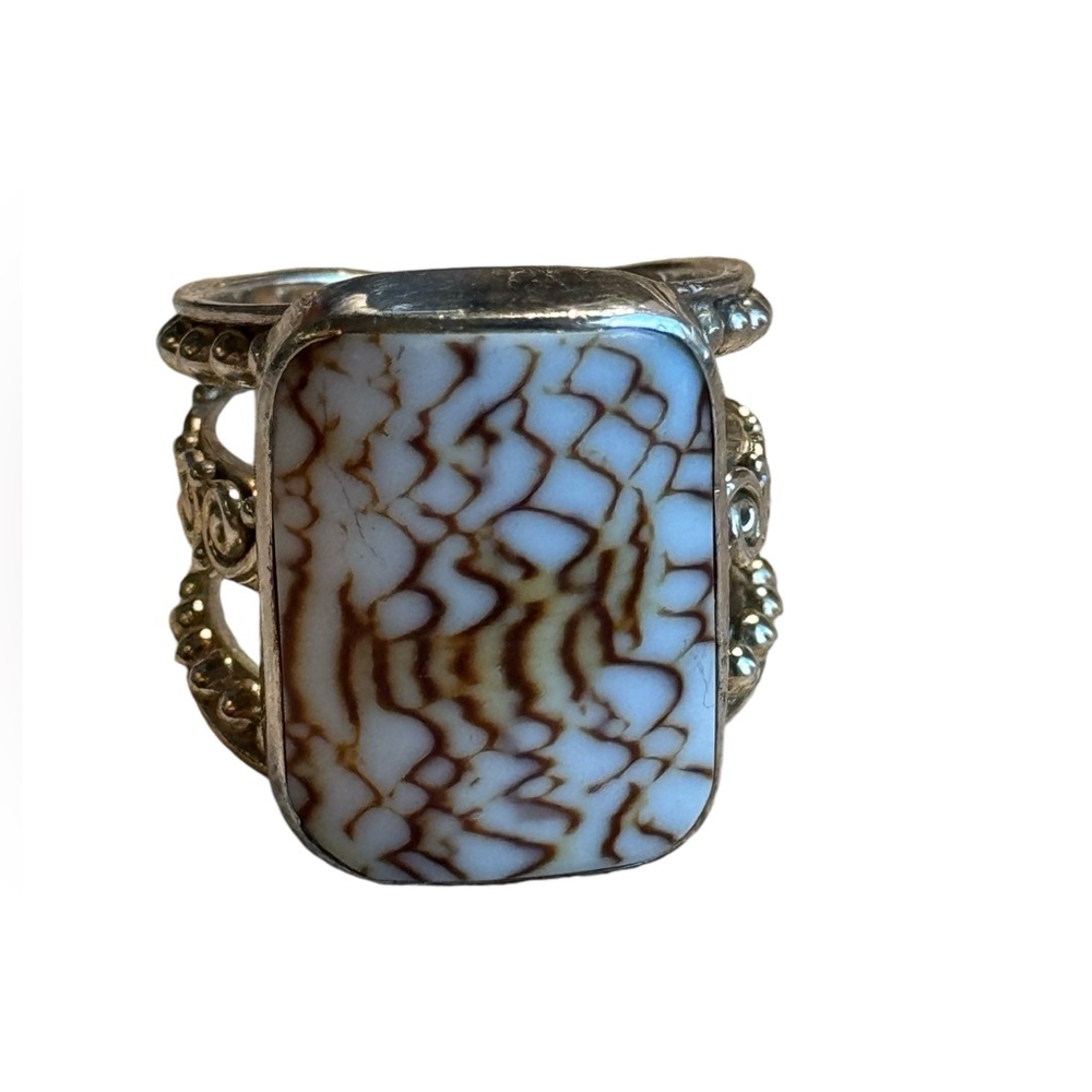 Sajen sterling silver 925 Cone shell ring Bali